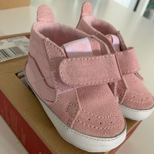 BABY GIRL PINK VANS SIZE 3